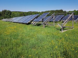 solar field, meadow, energy