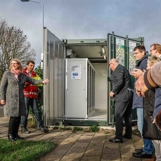 Batterij Energiecooperatie Epe Foto: Energie Coöperatie Epe
